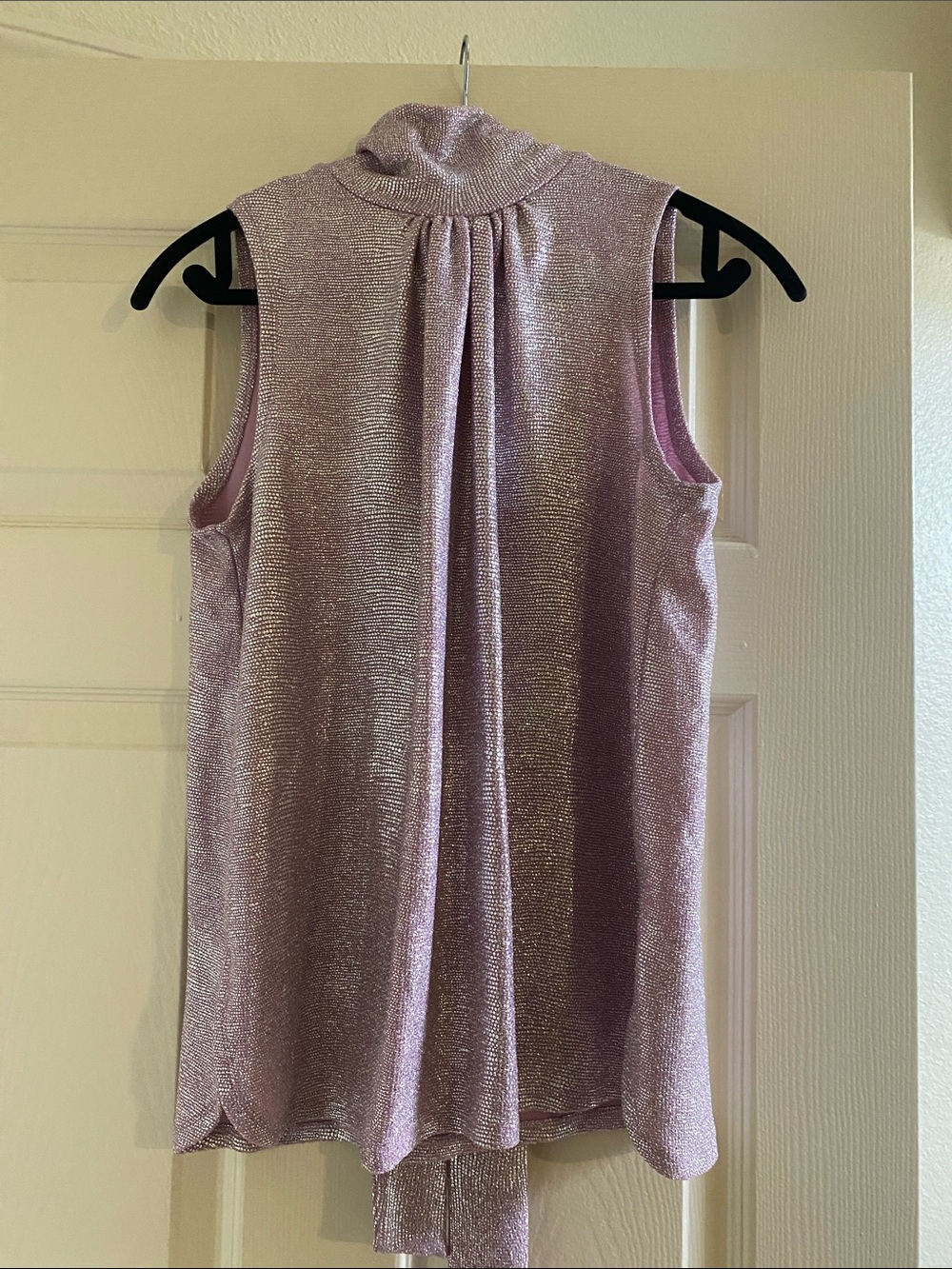 CLARA SUNWOO Shimmery Lavender Sleeveless Tunic - NWOT